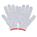 7/10 gauge bleach white cotton gloves